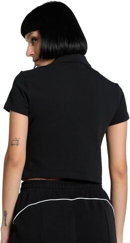 بولو بي ام دبليو ام موتورسبورت كلاسيك بيبي من بوما للنساء، مقاس كبير، أسود من بوما SS25 in Kuwait