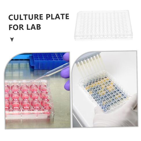 2pcs Lab Cell Culture Plates Lids Disposable Tissue Culture Plate Lids for Cell Growth in Saudi Arabia