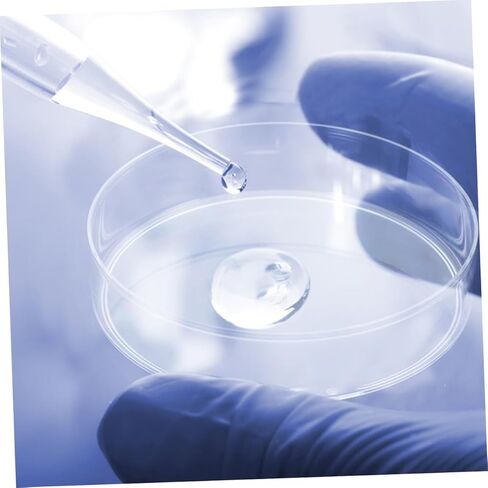 Cabilock 5Pcs Transparent Petri Dishes Round Cell Culture Plates for School Projects Medical Testing and Research Material High in Saudi Arabia