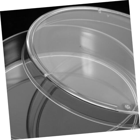 Cabilock 5Pcs Transparent Petri Dishes Round Cell Culture Plates for School Projects Medical Testing and Research Material High in Saudi Arabia
