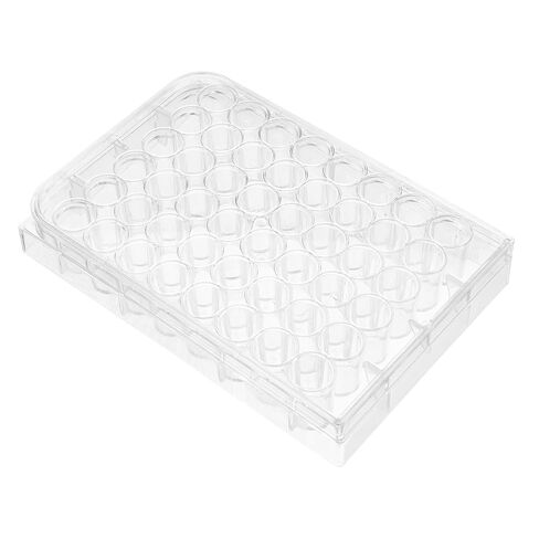 غطاء لوحة ثقافة عالية الشفافية مكون من قطعة واحدة طبق زراعة الأنسجة المختبرية لـ 48 فتحة للتجارب المعملية والدراسات البيولوجية in Kuwait