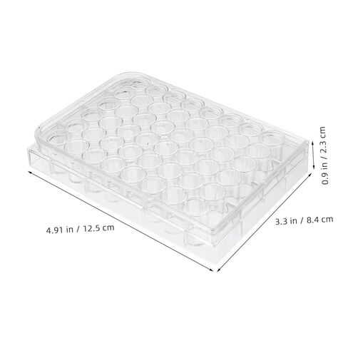 غطاء لوحة ثقافة عالية الشفافية مكون من قطعة واحدة طبق زراعة الأنسجة المختبرية لـ 48 فتحة للتجارب المعملية والدراسات البيولوجية in Kuwait