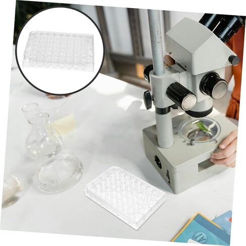 غطاء لوحة ثقافة عالية الشفافية مكون من قطعة واحدة طبق زراعة الأنسجة المختبرية لـ 48 فتحة للتجارب المعملية والدراسات البيولوجية in Kuwait