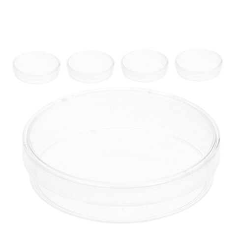 Cabilock 5pcs Round Cell Culture Dishes 60mm Petri Plates for Biology Labs School Projects and Medical Research in Saudi Arabia
