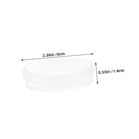 Cabilock 5pcs Round Cell Culture Dishes 60mm Petri Plates for Biology Labs School Projects and Medical Research in Saudi Arabia