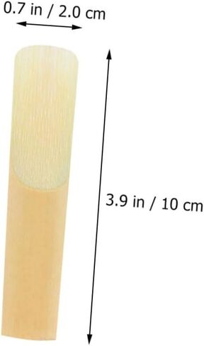 10 قطع من قصب سوبرانو ساكسفون من HANABASS مصنوعة يدويًا من قصب متينة ومرنة للاستخدام الاحترافي، درجة مركزة واستبدال الثبات لملحقات ألتو ساكسفون in Kuwait