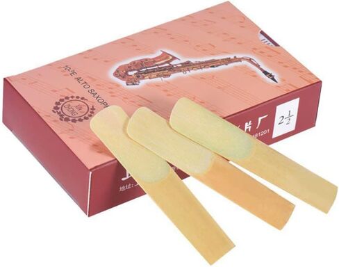 10 قطع من قصب سوبرانو ساكسفون من HANABASS مصنوعة يدويًا من قصب متينة ومرنة للاستخدام الاحترافي، درجة مركزة واستبدال الثبات لملحقات ألتو ساكسفون in Kuwait