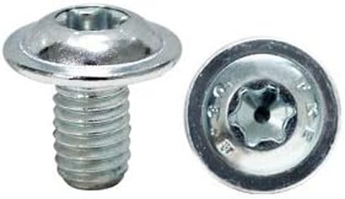 (20pcs) BelMetric M6X16 Torx Button Flange ISO 7380-2 Metric Machine Screw with TX-30 Drive Zinc Plated Steel SBF6X16CLZ in Kuwait