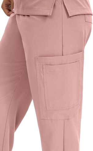 Scrub for Women - 4-Way Stretch V-neck Top & Stretch Straight-Leg Medical Uniforms with Functional Pockets in Saudi Arabia