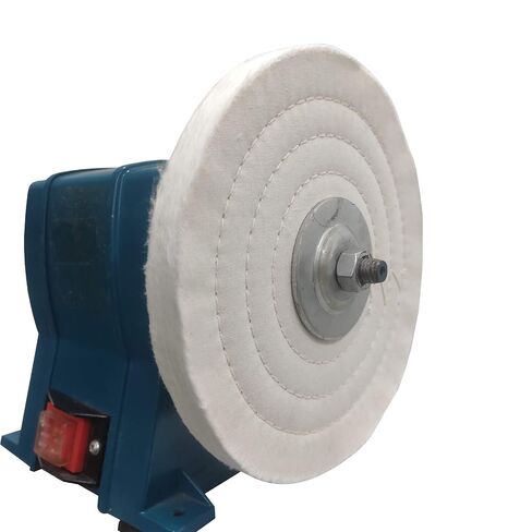 6PC 8 Inch Stainless Steel Polishing Buffing Wheel Kit for Bench Grinder,kit with Each 1PC 5/8 Inch Arbor Hole Sisal/Denim/Cotton Wheel and Each 1PC 100g Bar Black/Green/White Polishing Compound in Saudi Arabia
