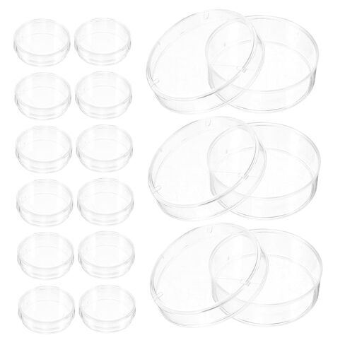 INOOMP 30pcs Plastic Petri Dishes Lids Cell Culture Plates for School Science Projects Biological Research and Seed Storage in Saudi Arabia