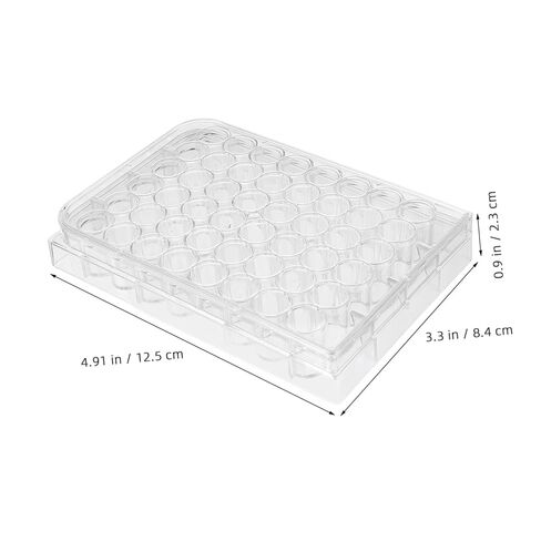 Luxshiny 48holes Cell Culture Plate Lab Tissue Culture Dish Plastic Plate Lid for Laboratory Research in Saudi Arabia