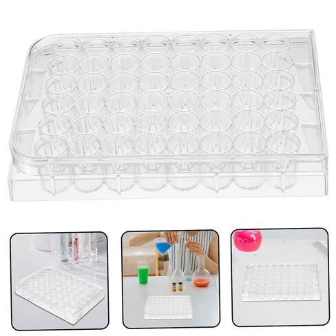 Luxshiny 48holes Cell Culture Plate Lab Tissue Culture Dish Plastic Plate Lid for Laboratory Research in Saudi Arabia