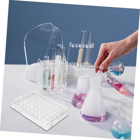 Luxshiny 48holes Cell Culture Plate Lab Tissue Culture Dish Plastic Plate Lid for Laboratory Research in Saudi Arabia