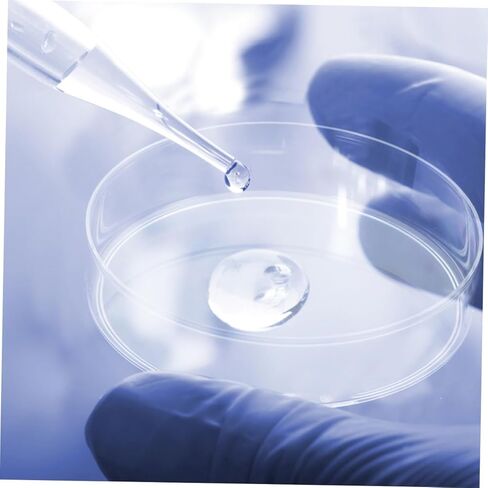 Zerodeko 5pcs Transparent Petri Dishes for Biology Labs Round Culture Plates for Cell Growth for School Projects and Medical Research in Saudi Arabia
