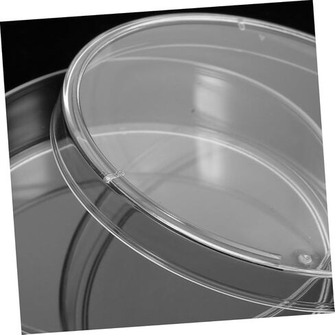 Zerodeko 5pcs Transparent Petri Dishes for Biology Labs Round Culture Plates for Cell Growth for School Projects and Medical Research in Saudi Arabia