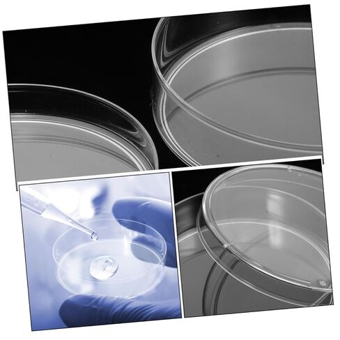 Cabilock 5pcs Petri Dishes for Cell Culture Safe for Laboratory Use for Medical Testing and Educational Studies Easy Observation of Cell Growth in Saudi Arabia