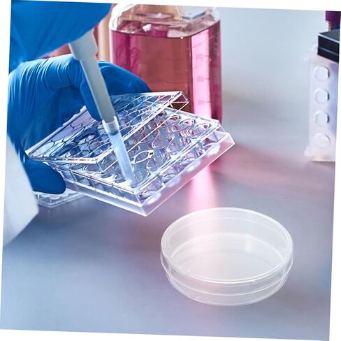 Cabilock 5pcs Petri Dishes for Cell Culture Safe for Laboratory Use for Medical Testing and Educational Studies Easy Observation of Cell Growth in Saudi Arabia