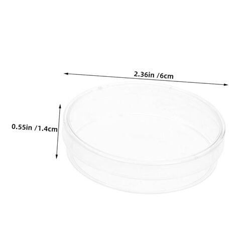 Cabilock 5pcs Petri Dishes for Cell Culture Safe for Laboratory Use for Medical Testing and Educational Studies Easy Observation of Cell Growth in Saudi Arabia