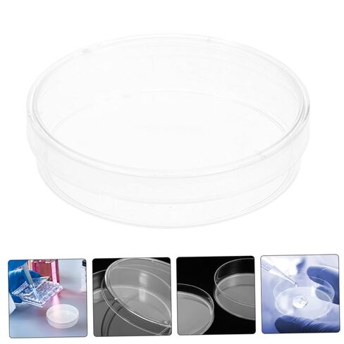 Cabilock 5pcs Petri Dishes for Cell Culture Safe for Laboratory Use for Medical Testing and Educational Studies Easy Observation of Cell Growth in Saudi Arabia