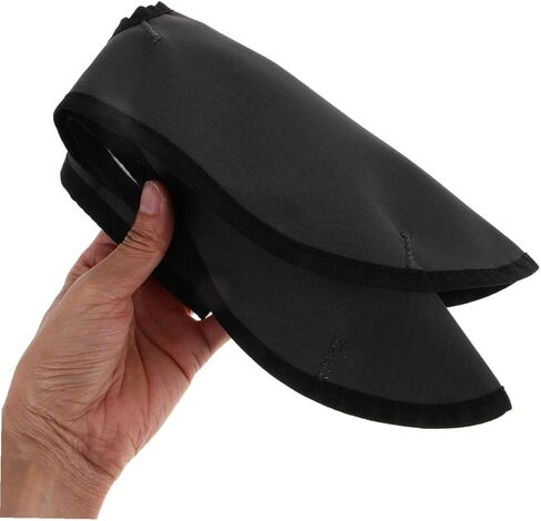 TEHAUX Reusable Non-slip Shoe Covers for Hair Stylists, Breathable Protective Overshoes for Barbers, Large Size Gray Pair for Salon and Indoor Use in Saudi Arabia
