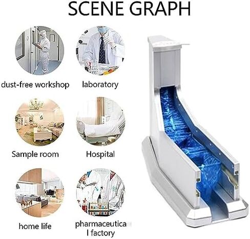 Automatic Shoe Cover Dispenser with 200 Disposable Plastic Covers, Portable Overshoes Machine for Cleanroom, Waterproof and Dustproof,for Home&Office in Saudi Arabia