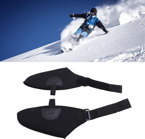 Ski Boot Covers, Keep Your Feet Warm with Adjustable Strap for Skiing Snow, Reusable Insulated Shoe Cover, Great Xmas Gift for Winter Sports Activities in Saudi Arabia