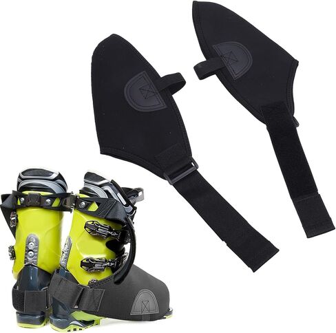Ski Boot Covers, Keep Your Feet Warm with Adjustable Strap for Skiing Snow, Reusable Insulated Shoe Cover, Great Xmas Gift for Winter Sports Activities in Saudi Arabia