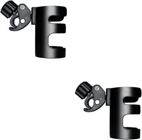 Hemoton Trolley Bottle Holder Stroller Water Bottle Rack for Easy Installation Durable Black Carriages in Saudi Arabia