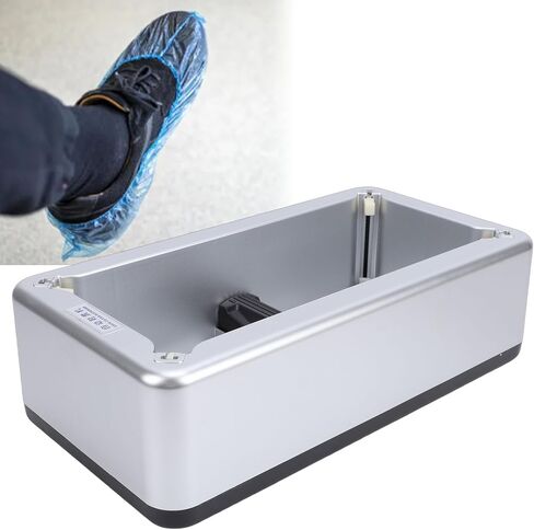 Shoe Cover Dispenser, Non Slip Automatic Machine, Stable Non Noise User Friendly Shoe Cover Disposable for Home Exhibition 15.9 X 8.3 X 4.9in (Style1) in Saudi Arabia