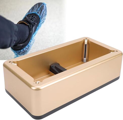 Shoe Cover Dispenser, Non Slip Automatic Machine, Stable Non Noise User Friendly Shoe Cover Disposable for Home Exhibition 15.9 X 8.3 X 4.9in (Style1) in Saudi Arabia