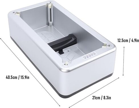 Shoe Cover Dispenser, Non Slip Automatic Machine, Stable Non Noise User Friendly Shoe Cover Disposable for Home Exhibition 15.9 X 8.3 X 4.9in (Style1) in Saudi Arabia