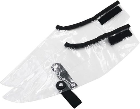 Holibanna Waterproof Hair Stylist Shoe Covers 2Pcs Large Size Haircut Shoes Cloth Protector for Barber Salon Anti-Wear Overshoes in Saudi Arabia