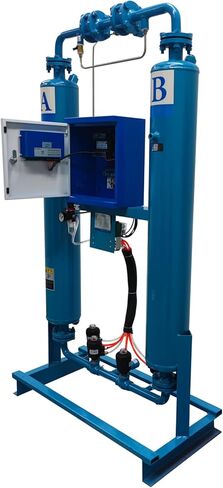 20FW Thermal-free Adsorption Air Compressor Dryer 110V 100W Inlet and Outlet Ports Threaded Pipe Size 1'' For 7.5-15KW Air Compressor in Saudi Arabia