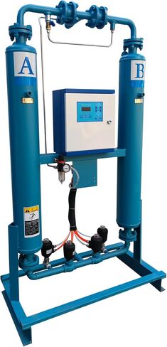 20FW Thermal-free Adsorption Air Compressor Dryer 110V 100W Inlet and Outlet Ports Threaded Pipe Size 1'' For 7.5-15KW Air Compressor in Saudi Arabia