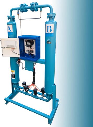 TECHTONGDA No-heat Adsorption Compressed Air Dryer Aluminum Oxide Adsorbent Double Cylinder Structure Moisture Impurities Remove 88cf/m in Saudi Arabia