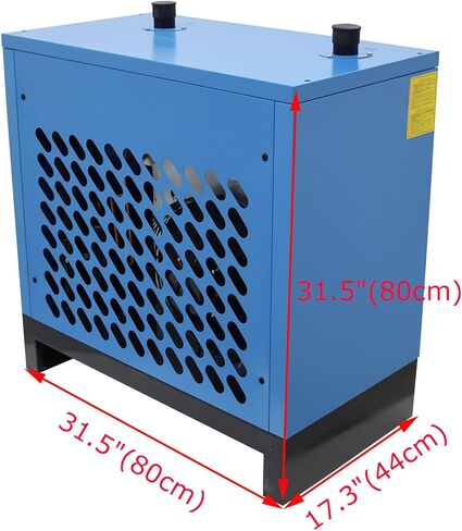 124CFM مجفف هواء مضغوط نوع مبرد 220 فولت 1200 وات مجفف هواء مبرد مضغوط ZG1.5 ''قطر أنبوب الواجهة لضاغط الهواء 30HP in Saudi Arabia