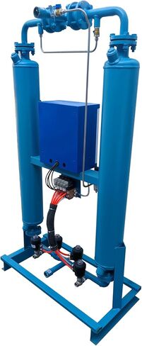 10FW Thermal-free Adsorption Air Compressor Dryer 110V 100W Inlet and Outlet Ports Threaded Pipe Size 1'' For 7.5-11KW Air Compressor in Saudi Arabia