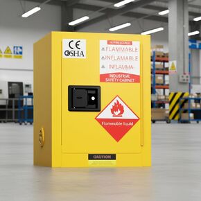 Vohala Flammable Storage Cabinet 90 Gallon, 42.9" W x 18.1" D x 65.0" H Fire Cabinet, Tall Double-Wall Hazardous Storage Cabinet for Chemical Storage, Industrial Safety Cabinet in Saudi Arabia