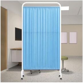 6 Ft High Foldable Room Divider - 3-Panel Privacy Screen for Clinics, Exam Rooms & Wards - Temporary Space-Saving Isolation Fence (Color-3) in Saudi Arabia