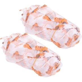 50 pcs Disposable Non-skid Shoe Covers for Indoor Use Thickened Non-woven Fabric with Cartoon Animal Pattern Breathable and Comfortable Protective Booties for Doctors Builders in Kuwait