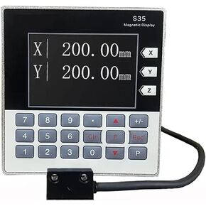 مجموعة شاشات LCD صغيرة لقراءة tTtl DRO مغناطيسية ذات محورين مخرطة بصرية موازين خطية إلكترونية قياس رقمي (S3531m 1) in Kuwait