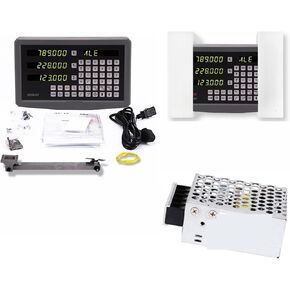 Metal 3 Axis DRO Kits Digital Readout Display with Linear Scale Encoder Sensor 70-1020mm for Lathe Milling Drilling (Ka3 Ka3 Ka5 Sds6 1) in Kuwait