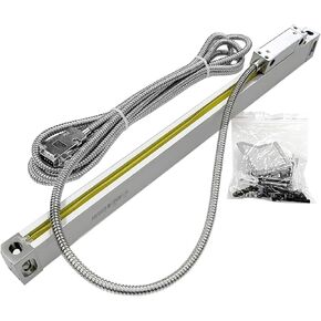 0.005mm Linear Scales Grating Ruler 5um Sensor Encoder TTL 100mm-400mm for Lathe Milling Tools (200mmtravel 1) in Kuwait