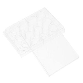 لوحة زراعة الخلايا Luxshiny ذات 12 فتحة للتجارب المعملية، غطاء صينية زراعة الأنسجة غير القابل للتصرف، لوحة تفاعل المختبر لزراعة الخلايا in Kuwait