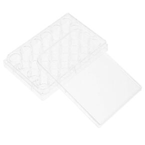 Luxshiny 2pcs 24-Well Cell Culture Plates Lid Laboratory Tissue Culture Dish for Cell Growth and Experimentation in Kuwait