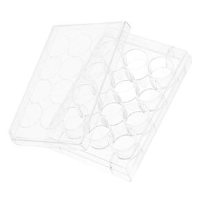 Alipis Cell Culture Plate Lid Tissue Culture Tray for Laboratory Use Design for Cell Experiments and Research Transparent Individual Dishes in Kuwait