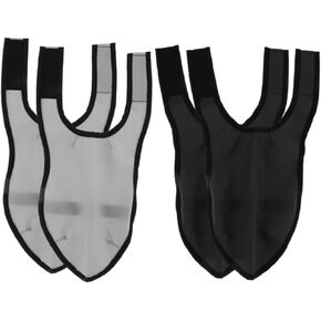 2 Pairs Reusable Barber Shoe Covers Non Slip Breathable Design for Indoor Outdoor Salon Use Durable Haircut Protective Covers for Hair Stylists Light in Saudi Arabia