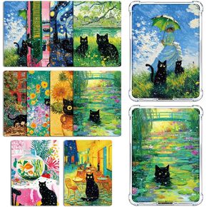 Insert Cardstock for Clear Case - 8Pcs Y2K Aesthetic Cardstock Inserts Compatible with Kindle Paperwhite 11th-12th, 6.9"X4.8" Leopard Print Papers for E-Reader Clear Back Cover Accessories in Saudi Arabia