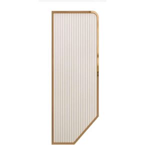 Steeration Screen, Speech Site Screen, Toilet Shield, Tempered Glass Panel of Stainless Steel Modern Public Bathing Steel,Rose Gold-2pcs in Saudi Arabia